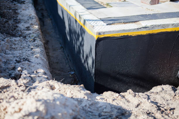 Professional Basement Waterproofing technician working in Sturgeon Bay, WI